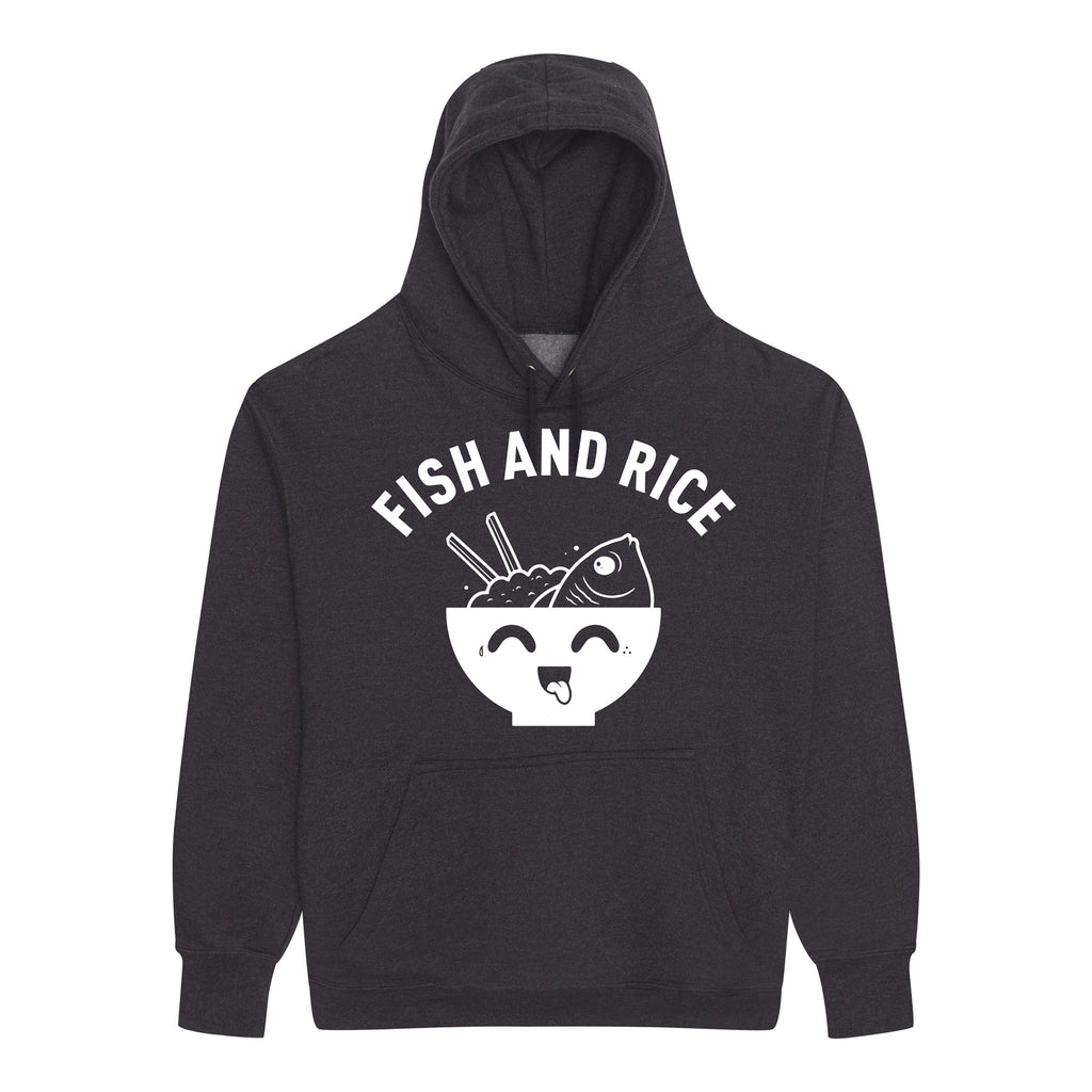Fish and Rice black hoodie