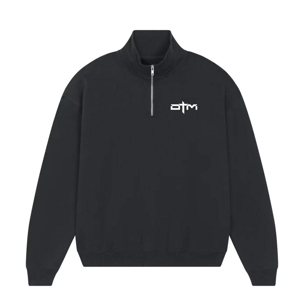 OTM Black 1/4 Zip Crewneck