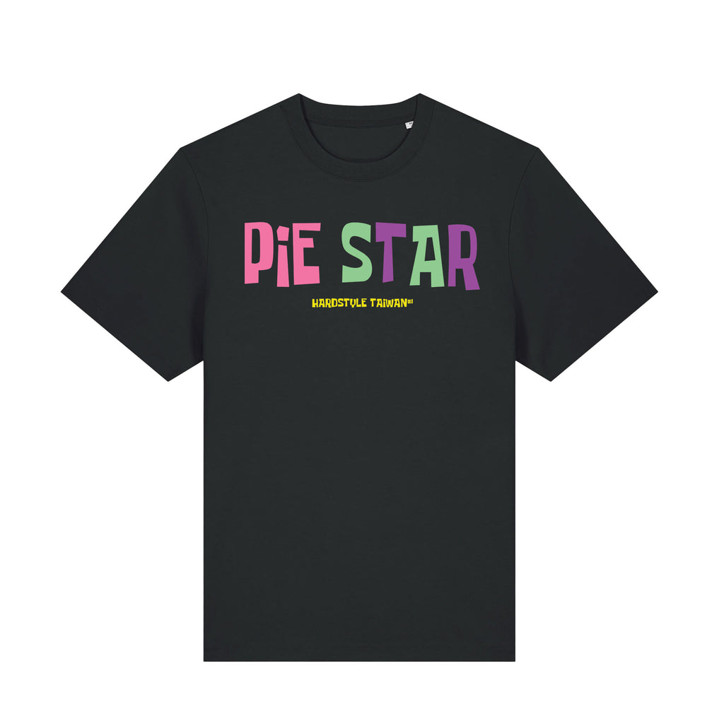 Pie Star Patrick Black Tee