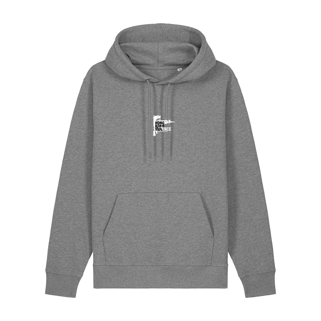 HKV UZI EMB Mid Heather Grey hoodie