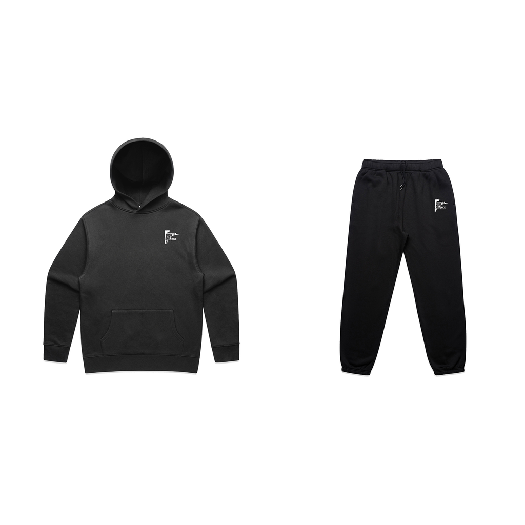 HKV Prime Relax Black Hoodie Set