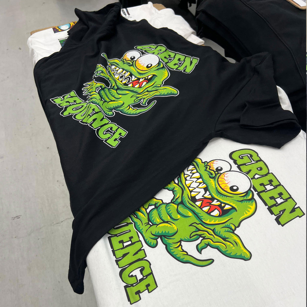 g-rap レアインディー T.GREEN / ORGANIZED KAOS Green Sequence Black Tee – PhonkCartel