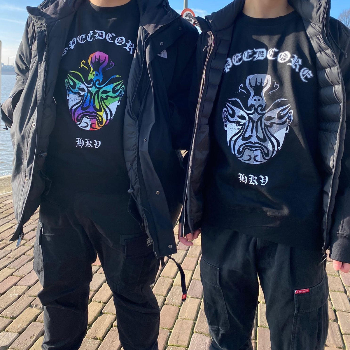 Speedcore Mask Prism Tee – PhonkCartel