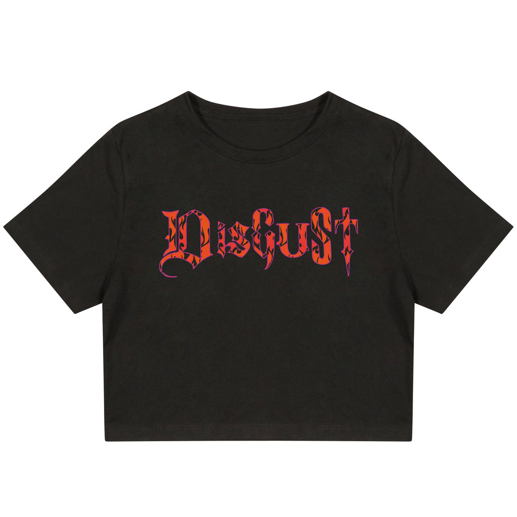 Disgust black croptop