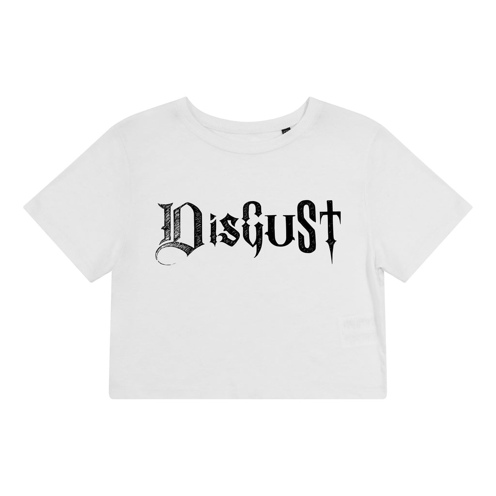 Disgust white croptop