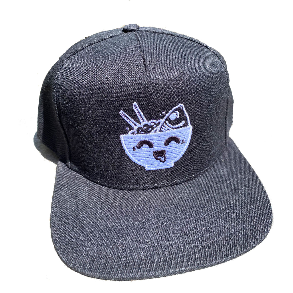 Fish and Rice Snapback white