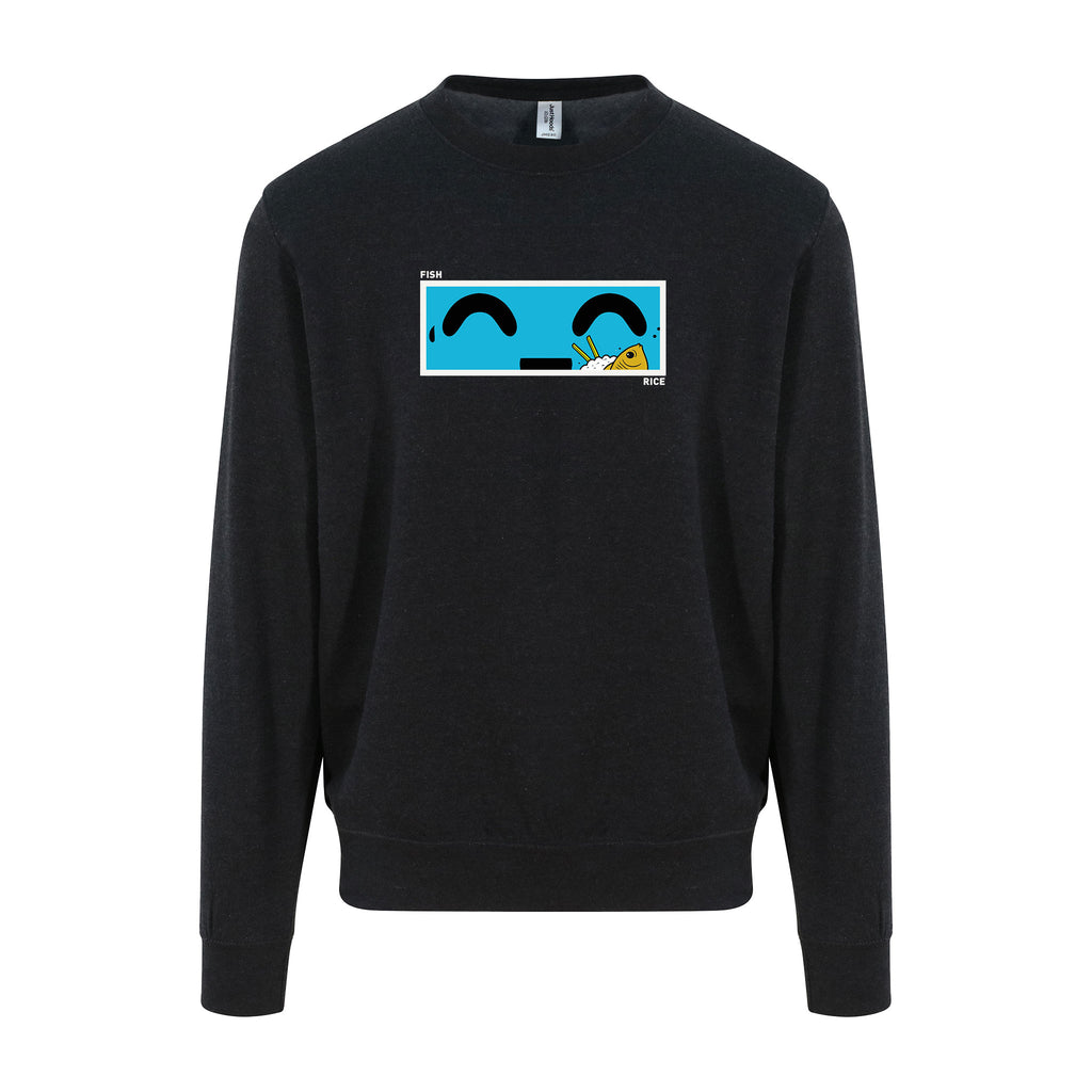 Fish and Rice Box logo Crewneck