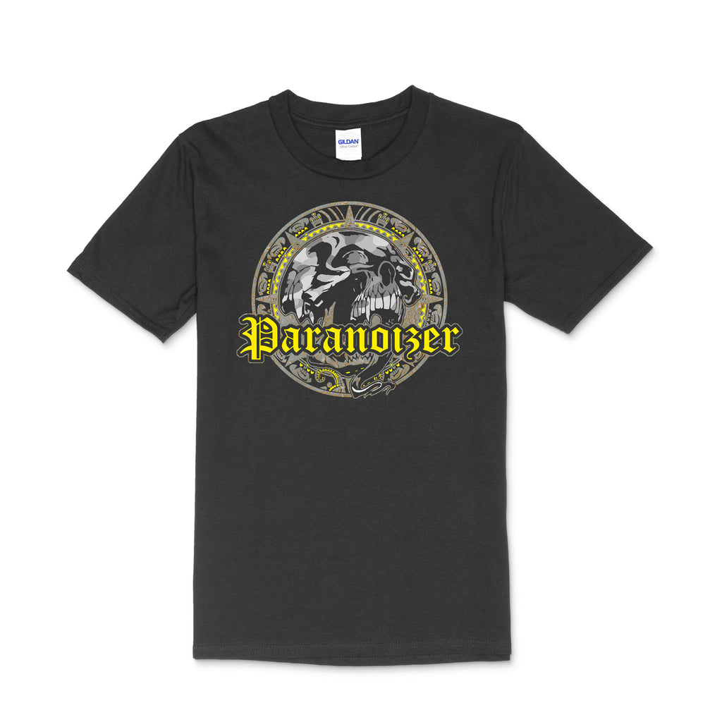 Paranoizer Yellow Skull Tee