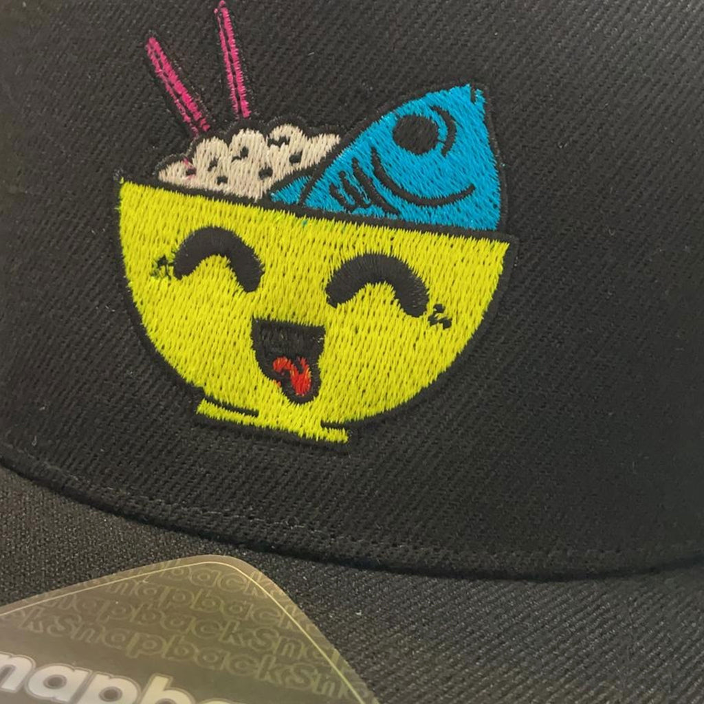 Fish and Rice Yellow Snapback
